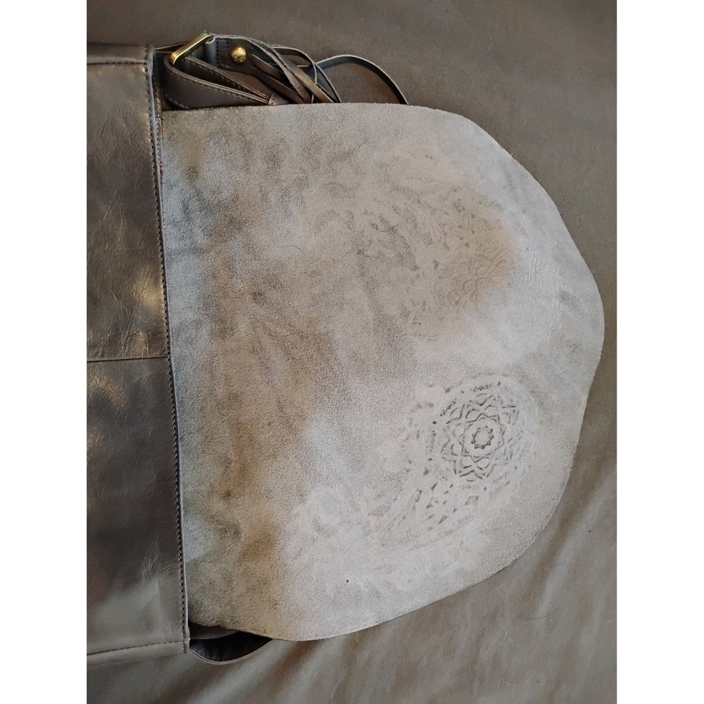 Leather‎ HOBO Inked Hide 2018 Collector's Shoulder Bag indie whimsygoth peasant - Picture 4 of 6